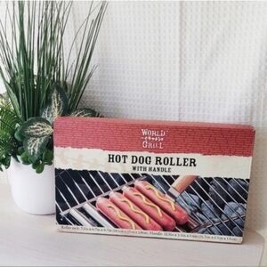 World Market,World Grill Hot Dog Roller with Handle